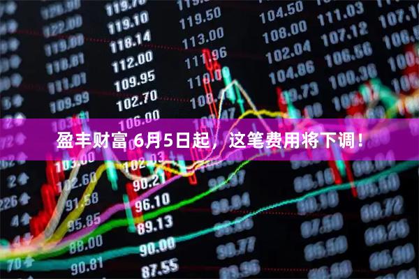盈丰财富 6月5日起，这笔费用将下调！